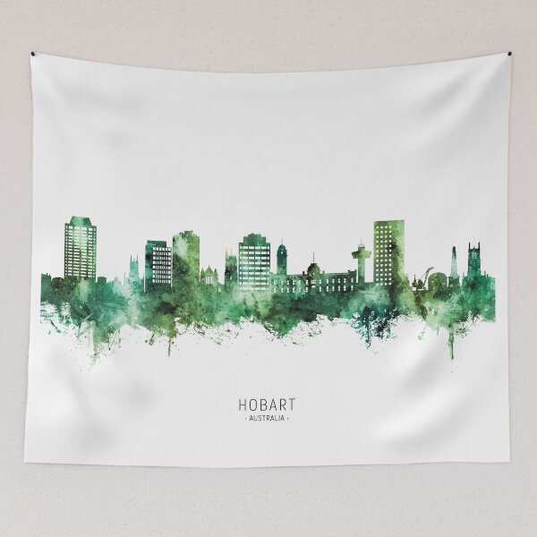 Item preview, Hobart Australia Skyline designed and sold by ArtPrints.