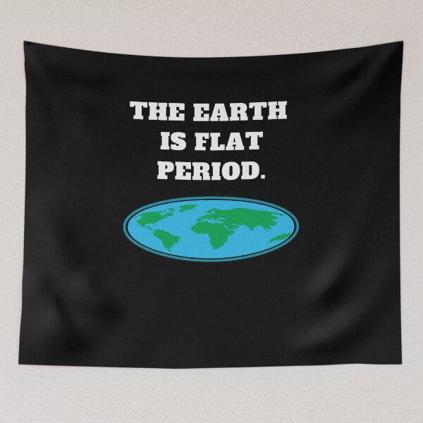 Item preview, The earth is flat period conspiracy society designed and sold by Jeangel97.