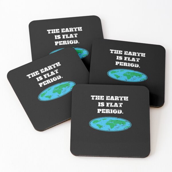Item preview, The earth is flat period conspiracy society Retro Vintage designed and sold by Jeangel97.