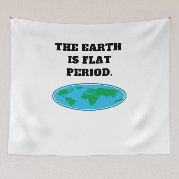 Item preview, The earth is flat period conspiracy society designed and sold by Jeangel97.