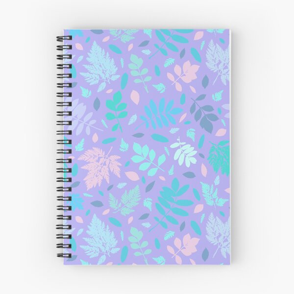 Item preview, Multicolor leaves 5. Wild herbs seamless pattern on lilac. Autumn leaf fall. Wild life designed and sold by Yulia Chepurova.