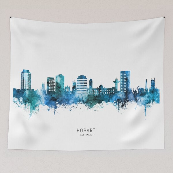Item preview, Hobart Australia Skyline designed and sold by ArtPrints.