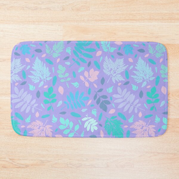 Item preview, Multicolor leaves 5. Wild herbs seamless pattern on lilac. Autumn leaf fall. Wild life designed and sold by Yulia Chepurova.