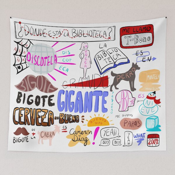 Item preview, Spanish 101 Rap designed and sold by abbyroset.