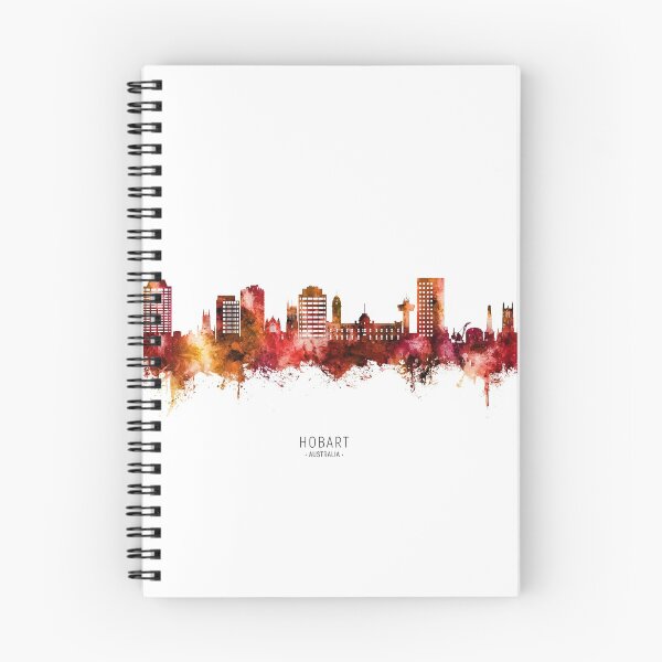 Artikelvorschau, Hobart Australia Skyline entworfen und verkauft von ArtPrints.