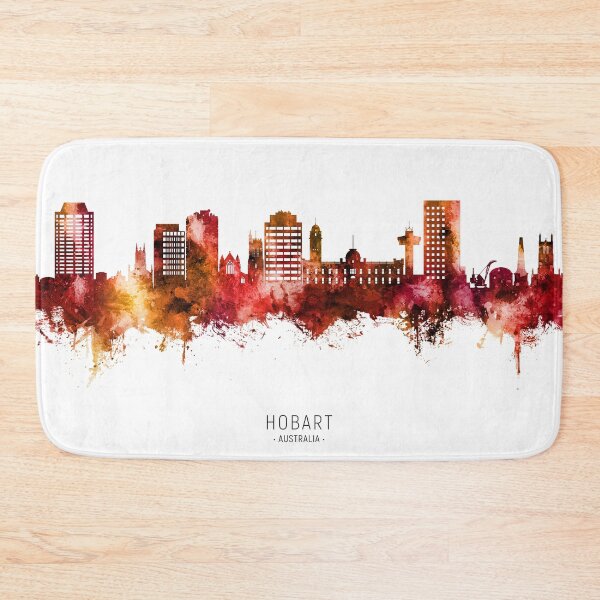 Item preview, Hobart Australia Skyline designed and sold by ArtPrints.
