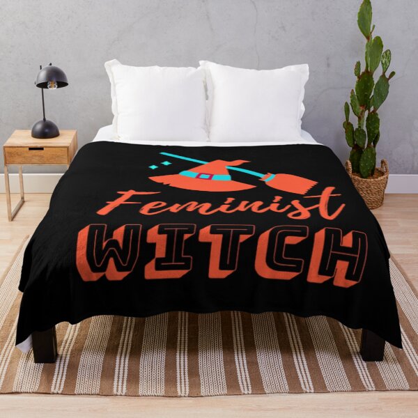 Item preview, Feminist Witch | Halloween Costumes 2020 | Fall | Witch hat | Witch Broom | Orange and Blue | Women Empowerment designed and sold by BloompodDesigns.