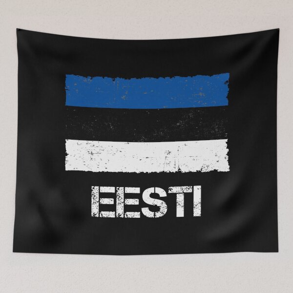 Item preview, Aspecto retro de la bandera de Eesti Estonia designed and sold by Argentini.