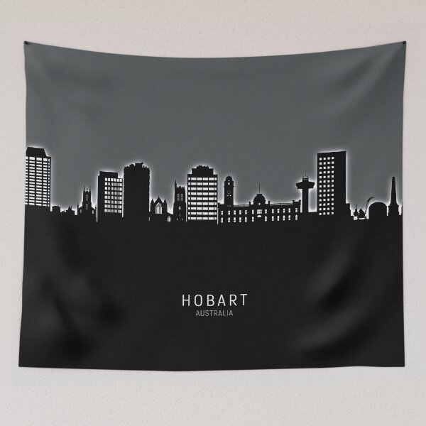 Item preview, Hobart Australia Skyline designed and sold by ArtPrints.