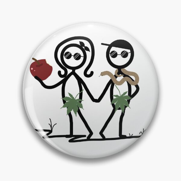 Item preview, Stickman / Adam And Eve designed and sold by LotusCreations.