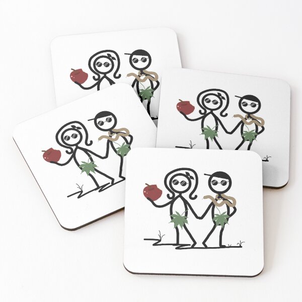 Item preview, Stickman / Adam And Eve designed and sold by LotusCreations.