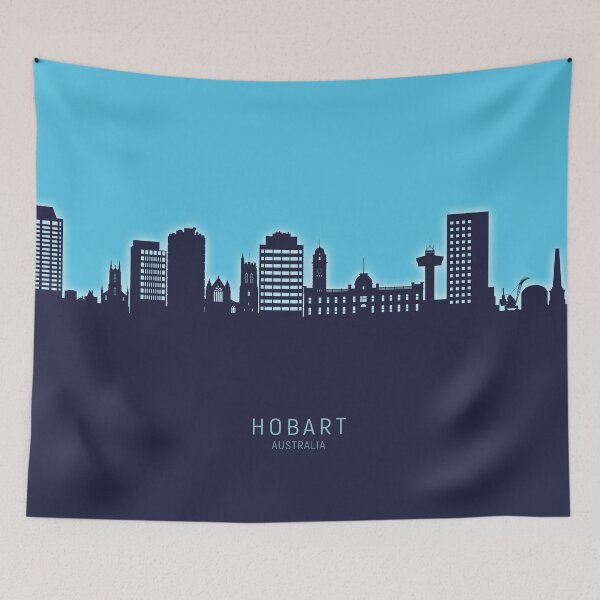 Item preview, Hobart Australia Skyline designed and sold by ArtPrints.