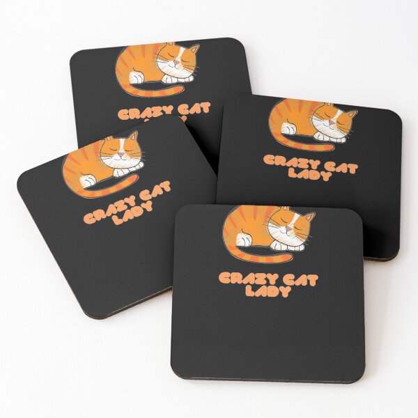 Item preview, Cat Crazy Cat Lady Cat Sleeping designed and sold by Cecil-Blackwell.