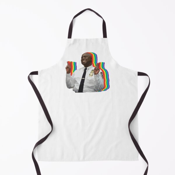Item preview, captain holt Brooklyn nine nine peace sign rainbow designed and sold by calamity02.