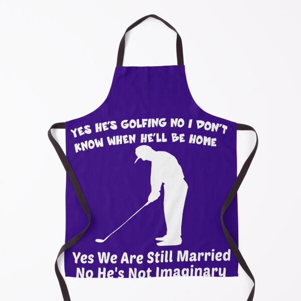 Item preview, Yes He's Golfing No I Don't Know When He'll Be Home Funny Golfing Gift designed and sold by Sarah38.