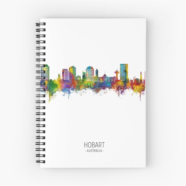 Artikelvorschau, Hobart Australia Skyline entworfen und verkauft von ArtPrints.