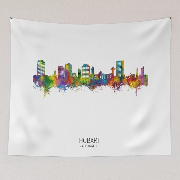 Item preview, Hobart Australia Skyline designed and sold by ArtPrints.