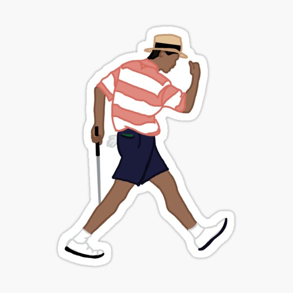 Vintage Tiger Woods 1994 Sticker
