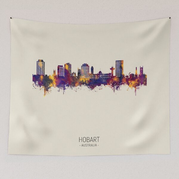 Item preview, Hobart Australia Skyline designed and sold by ArtPrints.