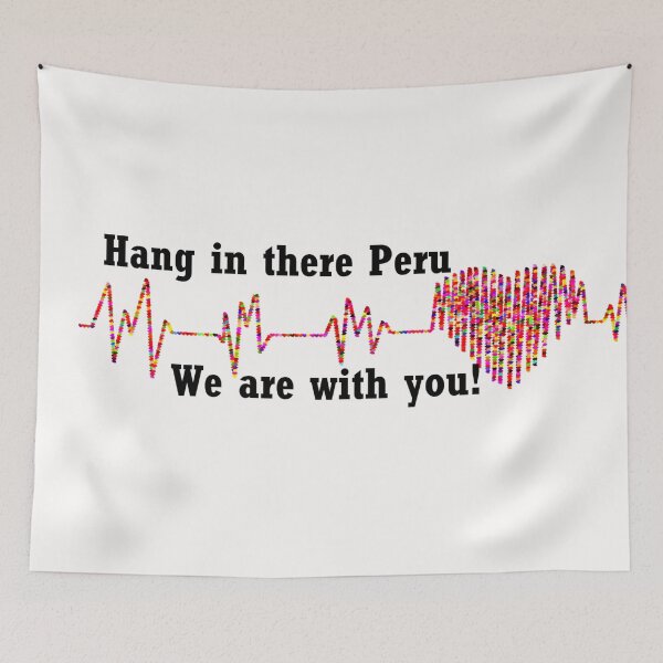 Item preview, Hang in there Peru designed and sold by PillowPuns.