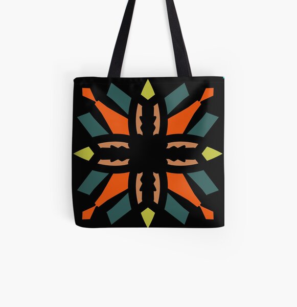 Theo’s snowflake All Over Print Tote Bag