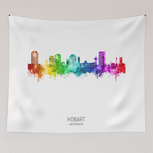 Item preview, Hobart Australia Skyline designed and sold by ArtPrints.