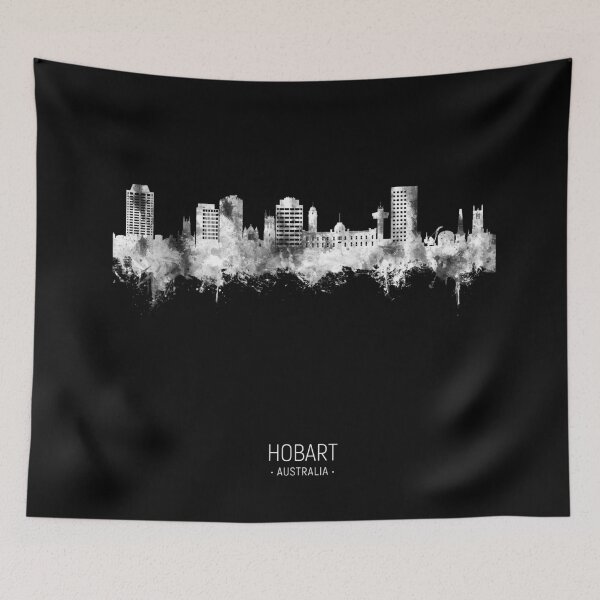 Artikelvorschau, Hobart Australia Skyline entworfen und verkauft von ArtPrints.