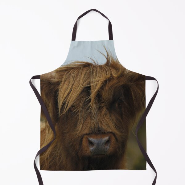 Item preview, Highland Cow Face designed and sold by rawshutterbug.