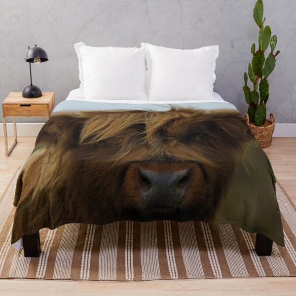 Item preview, Highland Cow Face designed and sold by rawshutterbug.