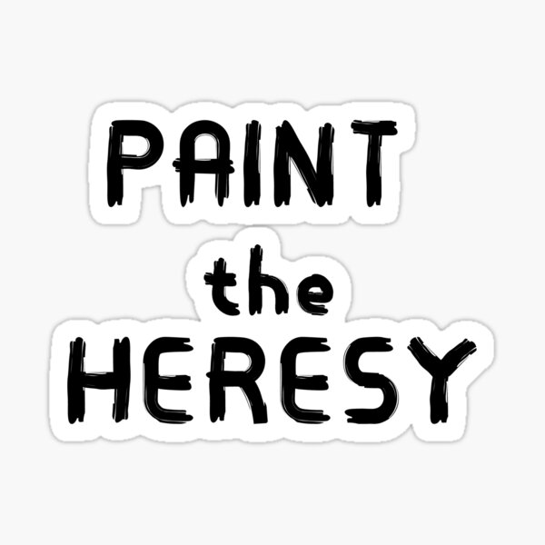 Item preview, Paint the heresy wargame miniature design designed and sold by matt2151.