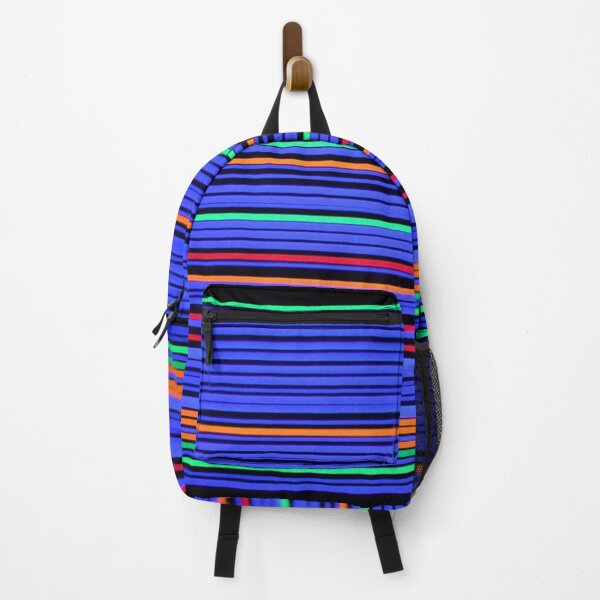 Item preview, Neon colorful lines and stripes in purple, green, orange, red and blue | neon stripes designed and sold by sopfanna.
