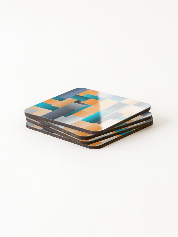 Thumbnail 4 of 5, Coasters (Set of 4), Tiled patterns designed and sold by GetThatStuff.