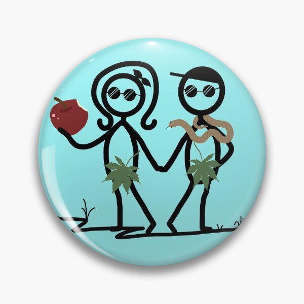 Item preview, Stickman / Adam And Eve designed and sold by LotusCreations.