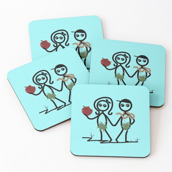 Item preview, Stickman / Adam And Eve designed and sold by LotusCreations.