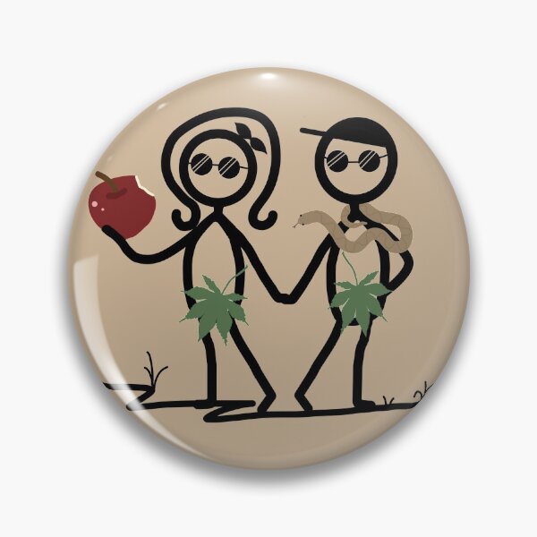 Item preview, Stickman / Adam And Eve designed and sold by LotusCreations.