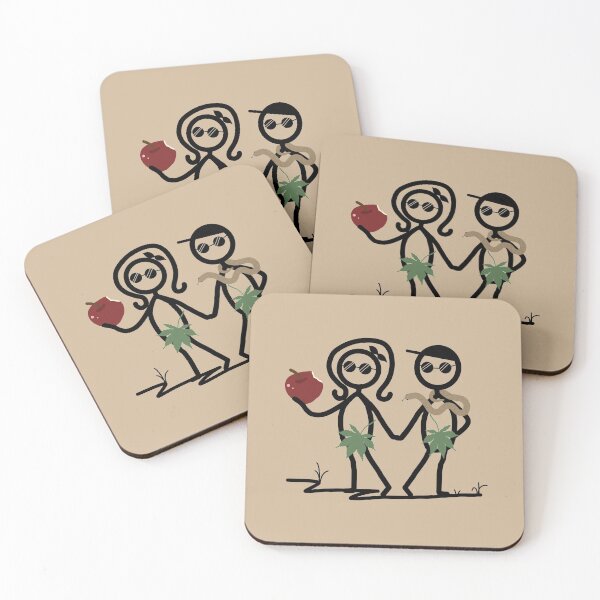 Item preview, Stickman / Adam And Eve designed and sold by LotusCreations.