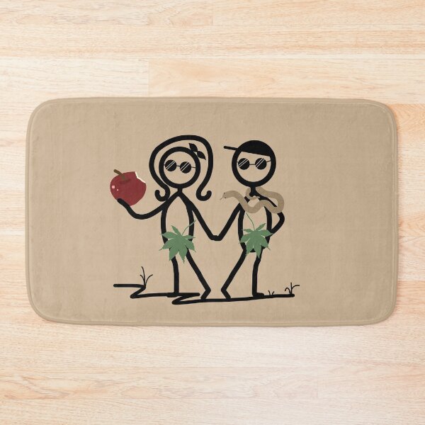 Item preview, Stickman / Adam And Eve designed and sold by LotusCreations.