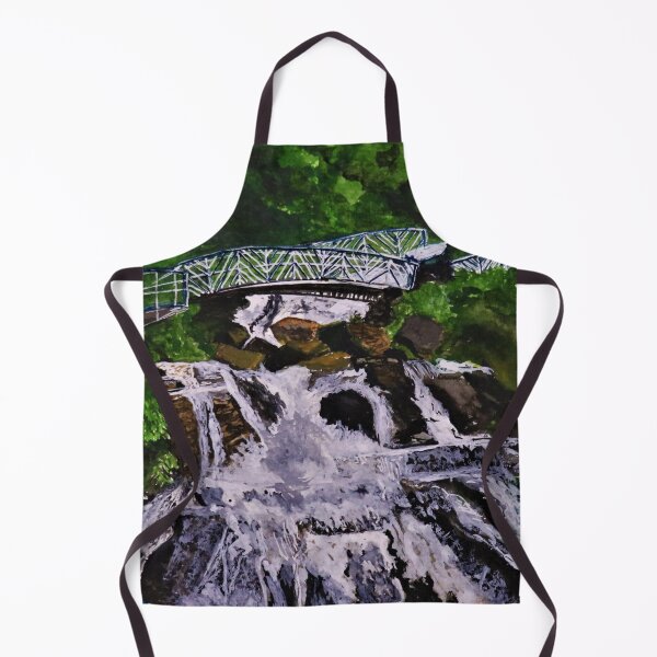 Item preview, Rock garden - waterfall and greenery  designed and sold by Blissful Brushes.