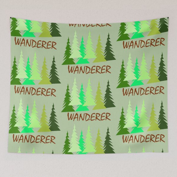 Item preview, Wanderer in Nature - Forest Green designed and sold by Deegital18.
