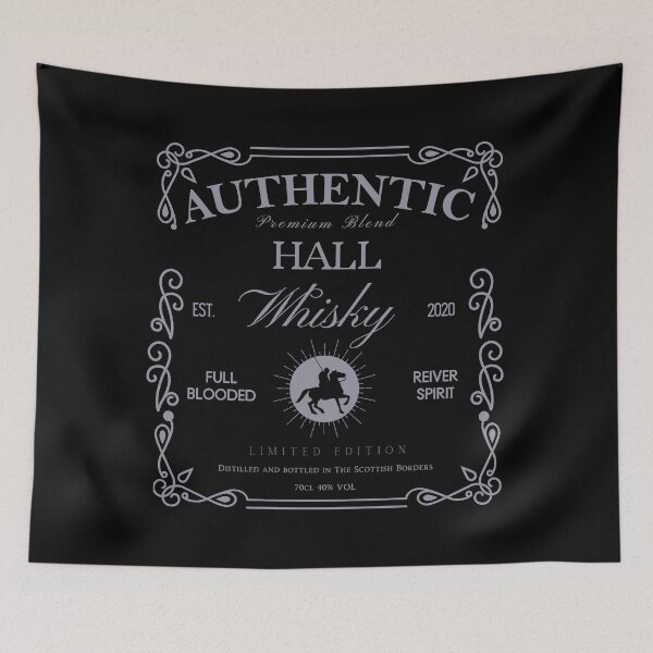Item preview, HALL Whisky Label | Border Reivers designed and sold by yourscotborders.