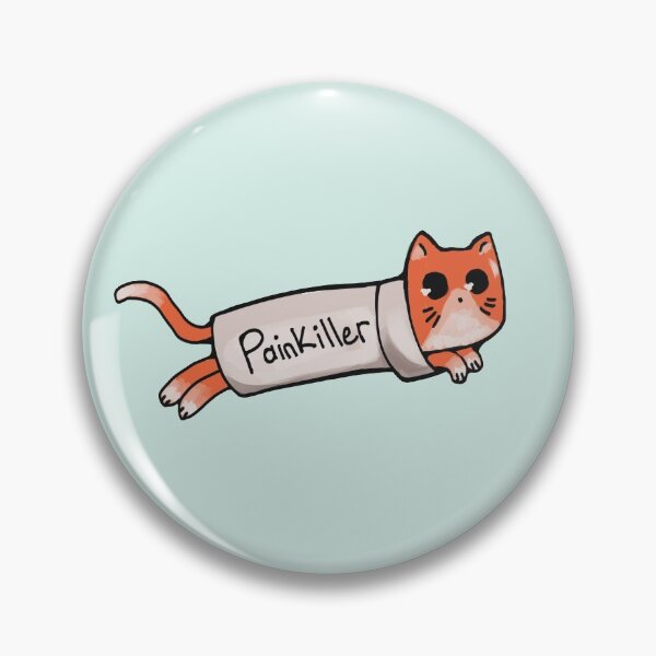 Item preview, Cute Painkiller Cat designed and sold by Neroaida.