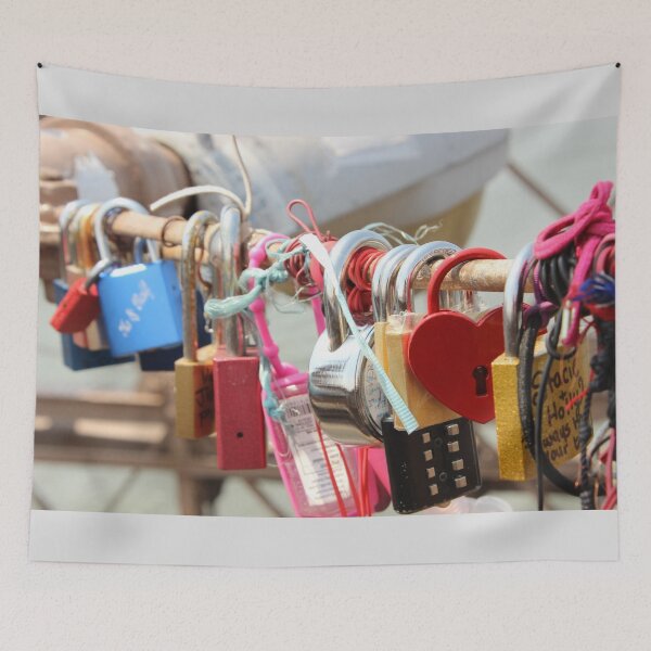Item preview, NYC Love Locks on the Brooklyn Bridge designed and sold by AlteredAtelier.