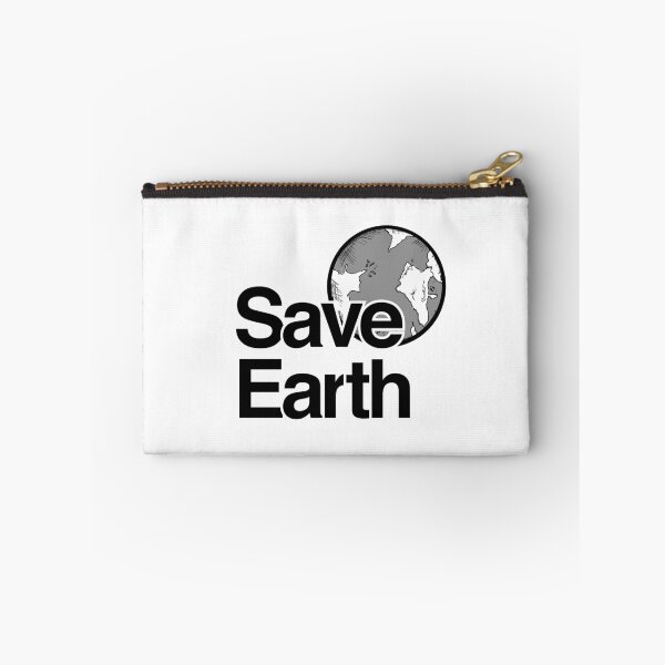 Item preview, Save Earth tipografía e ilustración diseño monocromático designed and sold by Kvyom.