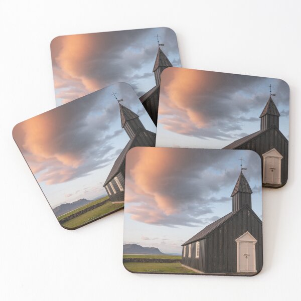 Item preview, Búðakirkja sunset designed and sold by s7evec.