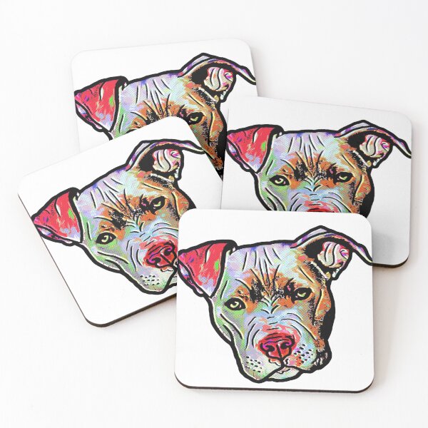 Item preview, Comic-Painted Pitbull #1 designed and sold by jaekdraws.