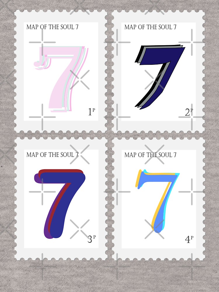 BTS Map of the Soul 7 Stamp by LondonKpopSt