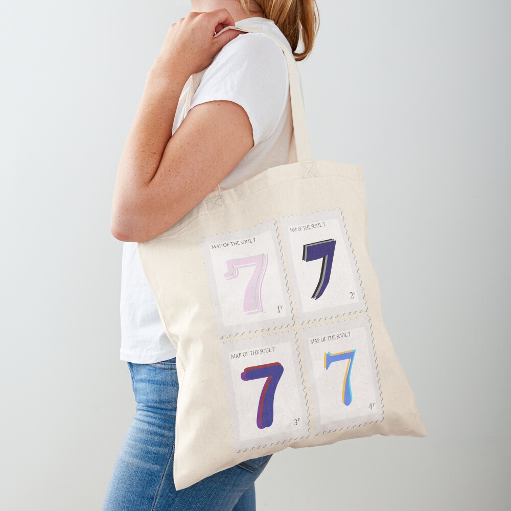 BTS Map of the Soul 7 Stamp Tote Bag