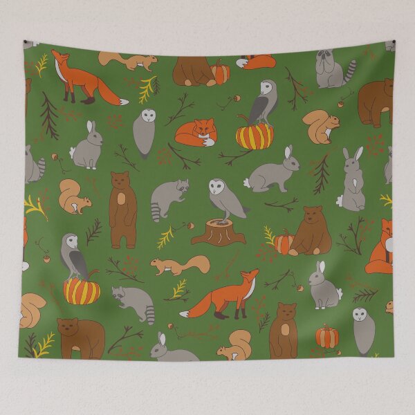 Item preview, Amigos del bosque verde - Grande designed and sold by JPuckett-Design.