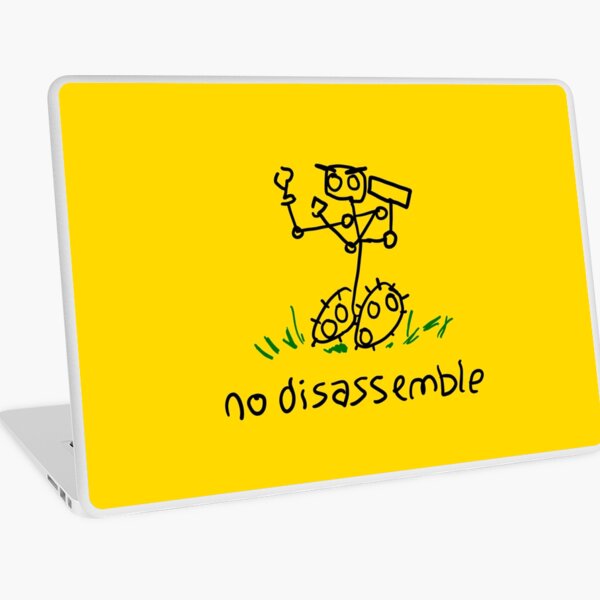 Pwease No Steppy No Step On Snek Laptop Skin By Sqwear Redbubble