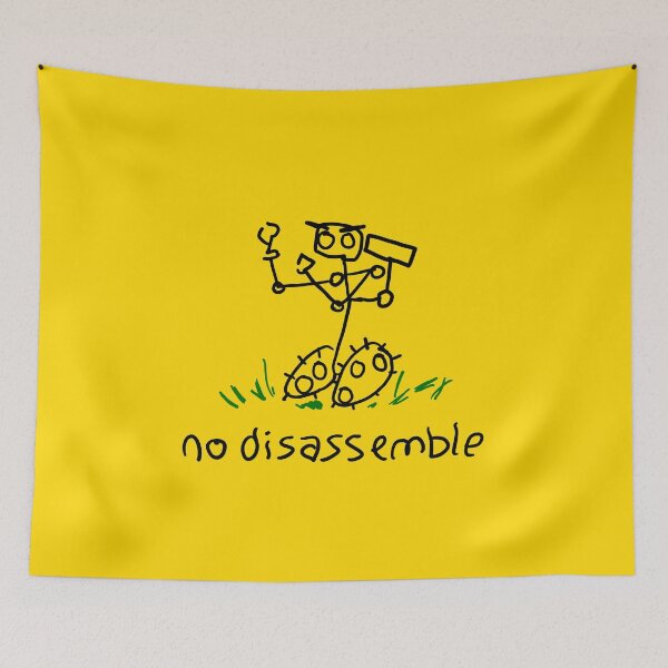 Item preview, No Disassemble - primitive - transparent designed and sold by CCCDesign.